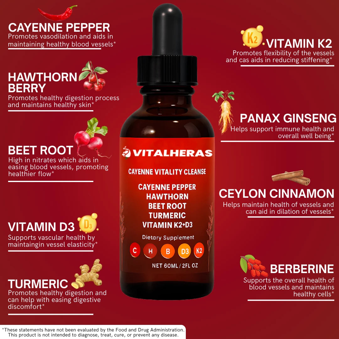 VitalHeras™ Cayenne Pepper Liquid Extract
