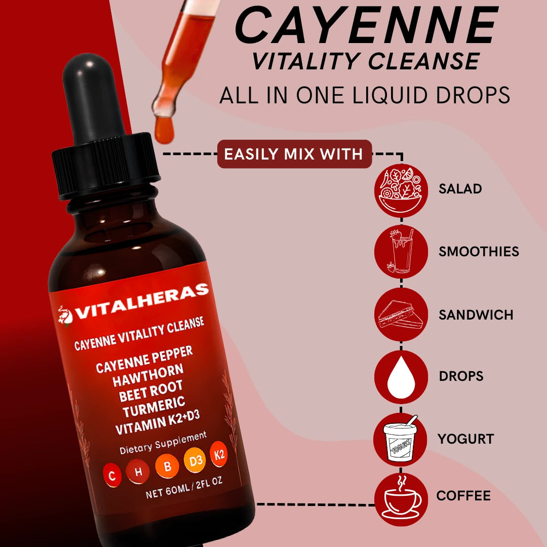 VitalHeras™ Cayenne Pepper Liquid Extract
