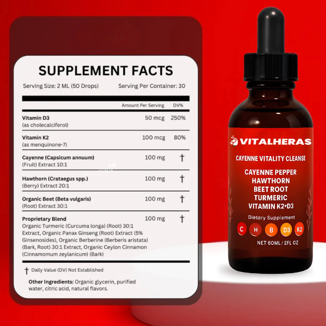 VitalHeras™ Cayenne Pepper Liquid Extract